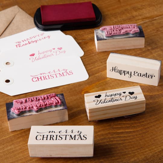 Holidays Wood Stamp Set by Recollections™